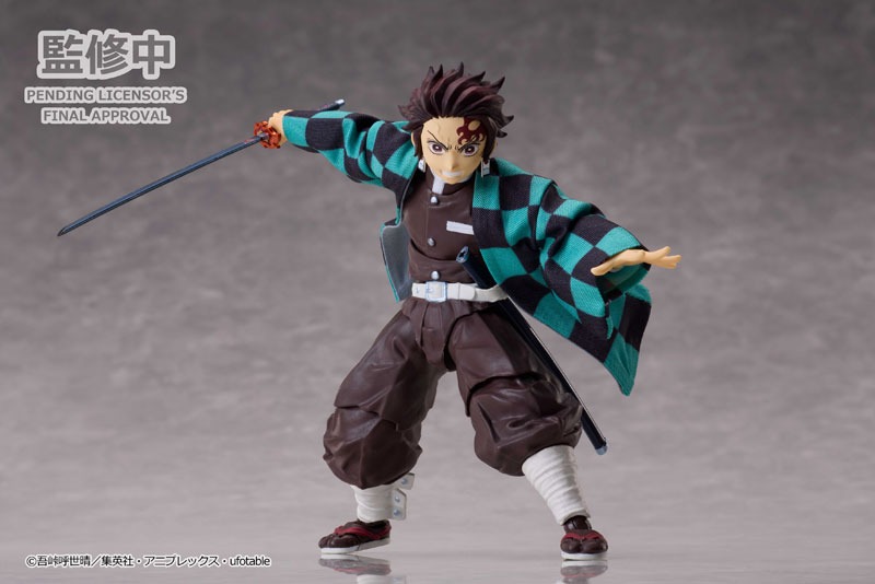 BUZZmod. Action Figure 1/12 Kamado Tanjiro - Ver 2. Kimetsu no Yaiba By ANIPLEX+