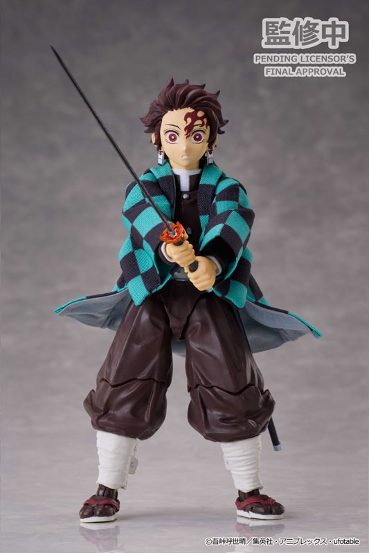 BUZZmod. Action Figure 1/12 Kamado Tanjiro - Ver 2. Kimetsu no Yaiba By ANIPLEX+