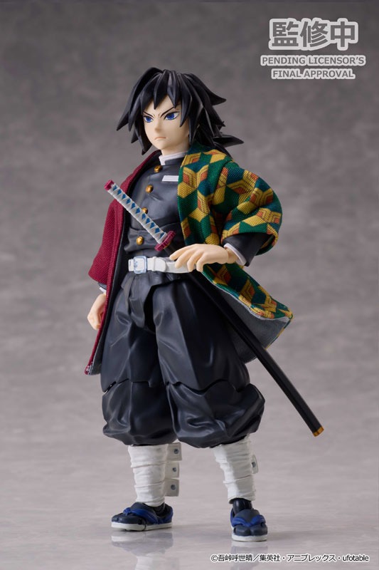 BUZZmod. Action Figure 1/12 Giyu Tomioka - Ver 2. Kimetsu no Yaiba By ANIPLEX+