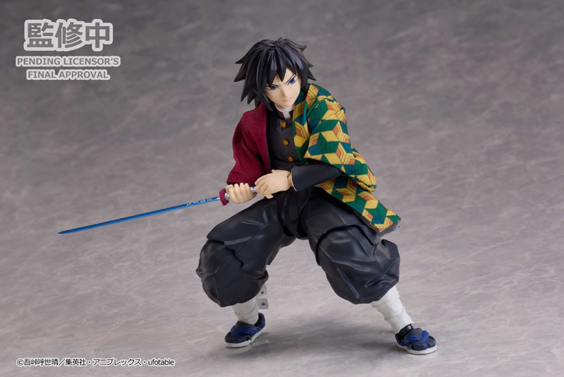 BUZZmod. Action Figure 1/12 Giyu Tomioka - Ver 2. Kimetsu no Yaiba By ANIPLEX+