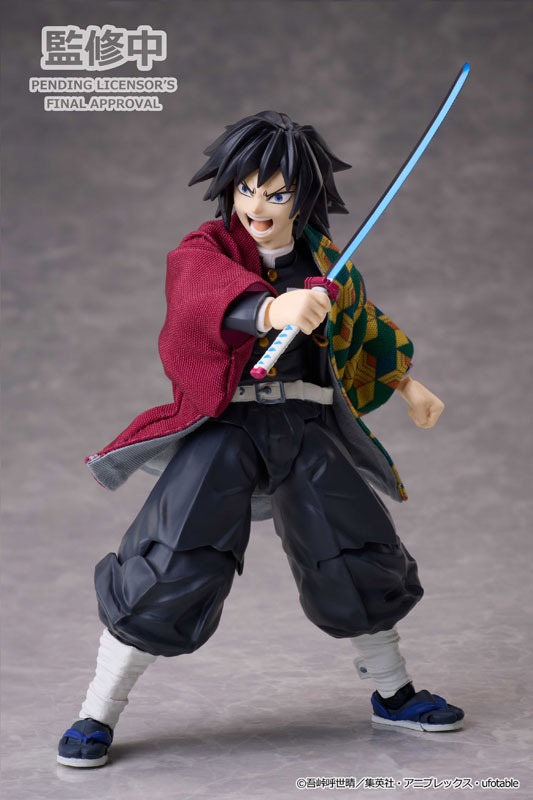 BUZZmod. Action Figure 1/12 Giyu Tomioka - Ver 2. Kimetsu no Yaiba By ANIPLEX+