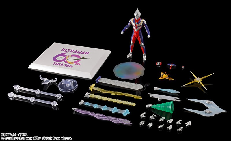 SHF S.H.Figuarts Shinkocchou Seihou Ultraman Tiga Multi Type 30th Anniversary Edition - Ultraman Tiga By Bandai Spirits
