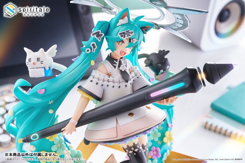 Scaled Figure 1/7 Hatsune Miku - The Painter Ver. Vocaloid By Spiritale