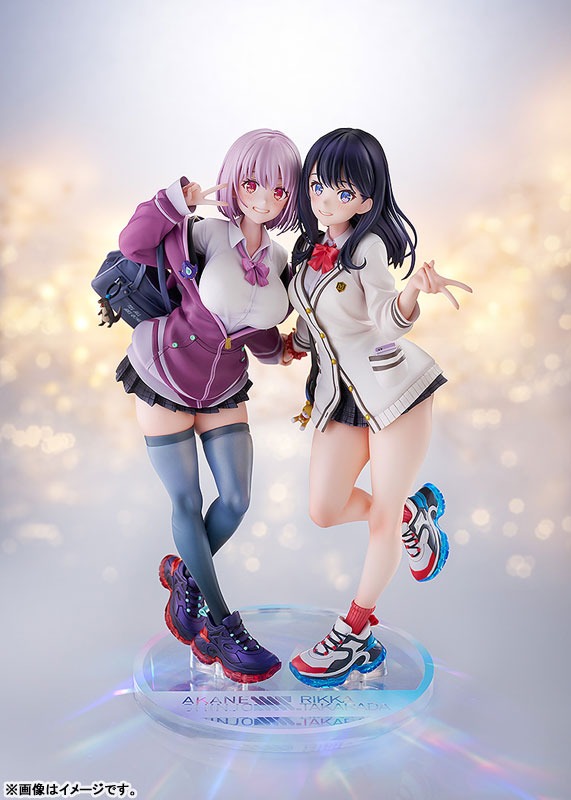 Scaled Figure 1/7 Takarada Rikka & Shinjo Akane - SSSS.GRIDMAN Illustration by toridamono By Good Smile Company