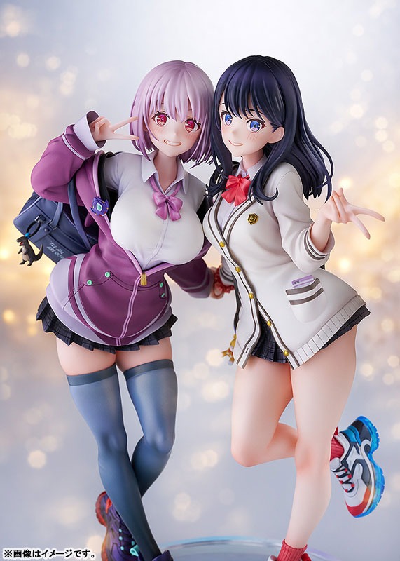 Scaled Figure 1/7 Takarada Rikka & Shinjo Akane - SSSS.GRIDMAN Illustration by toridamono By Good Smile Company