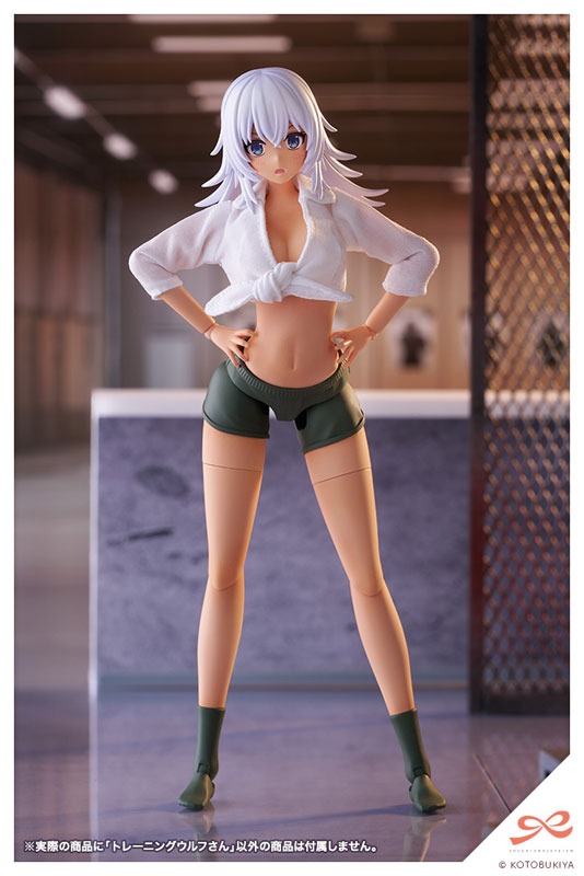 Sousai Shoujo Teien Plastic Model 1/10 Training Wolf By Kotobukiya