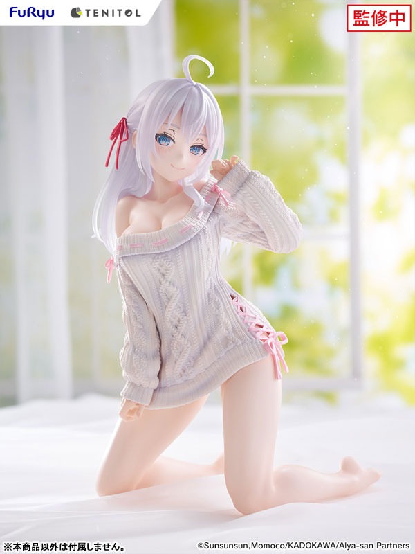 TENITOL BIG Figure Alya / Alisa Mikhailovna Kujou - Knitwear Ver. Tokidoki Bosotto Russia-go de Dereru Tonari no Alya-san By FuRyu