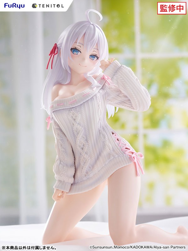 TENITOL BIG Figure Alya / Alisa Mikhailovna Kujou - Knitwear Ver. Tokidoki Bosotto Russia-go de Dereru Tonari no Alya-san By FuRyu
