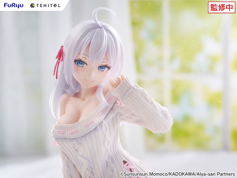 TENITOL BIG Figure Alya / Alisa Mikhailovna Kujou - Knitwear Ver. Tokidoki Bosotto Russia-go de Dereru Tonari no Alya-san By FuRyu