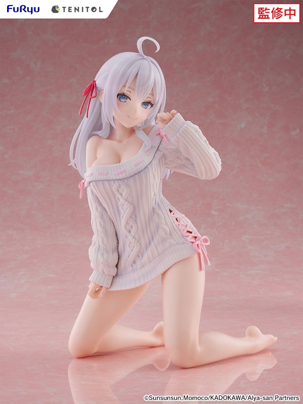 TENITOL BIG Figure Alya / Alisa Mikhailovna Kujou - Knitwear Ver. Tokidoki Bosotto Russia-go de Dereru Tonari no Alya-san By FuRyu