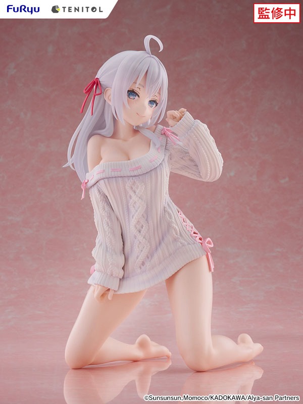 TENITOL BIG Figure Alya / Alisa Mikhailovna Kujou - Knitwear Ver. Tokidoki Bosotto Russia-go de Dereru Tonari no Alya-san By FuRyu