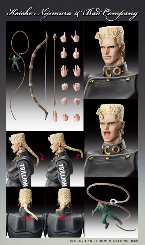 Super Action Statue Figure Nijimura Keicho & Bad Company - JoJo's Bizarre Adventure: Diamond Is Unbreakable By Medicos Entertainment