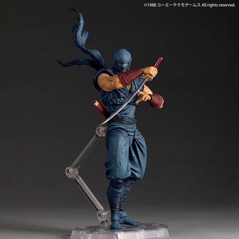 Revoltech Amazing Yamaguchi Action Figure Ryu Hayabusa - Ninja Ryuukenden By Kaiyodo