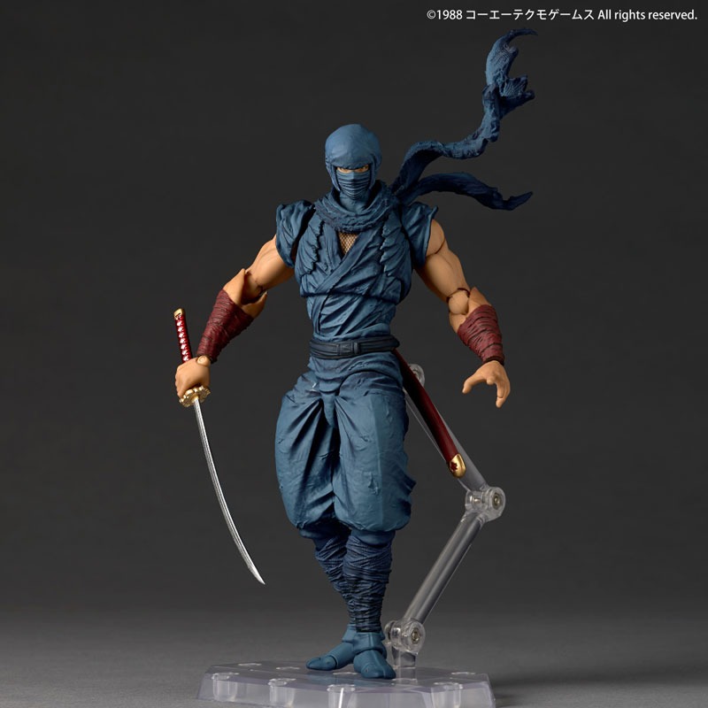Revoltech Amazing Yamaguchi Action Figure Ryu Hayabusa - Ninja Ryuukenden By Kaiyodo