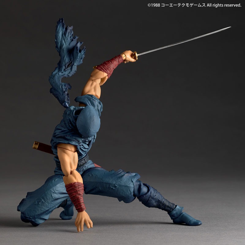 Revoltech Amazing Yamaguchi Action Figure Ryu Hayabusa - Ninja Ryuukenden By Kaiyodo
