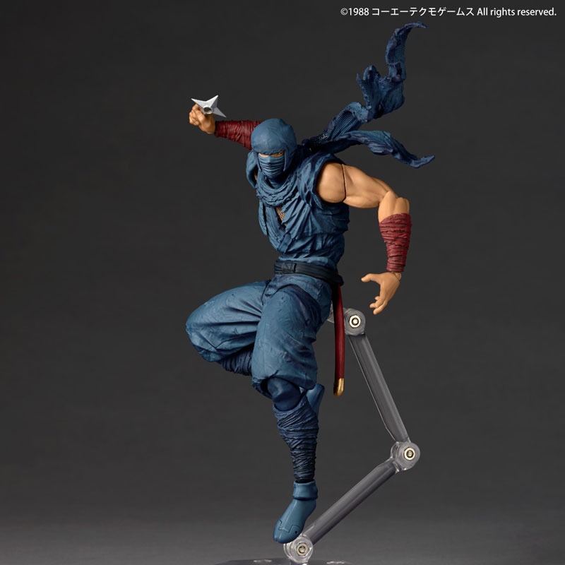 Revoltech Amazing Yamaguchi Action Figure Ryu Hayabusa - Ninja Ryuukenden By Kaiyodo