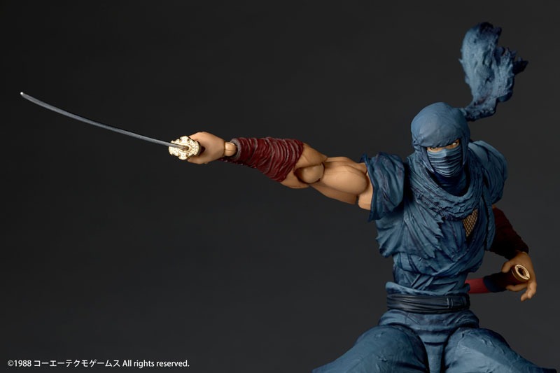 Revoltech Amazing Yamaguchi Action Figure Ryu Hayabusa - Ninja Ryuukenden By Kaiyodo