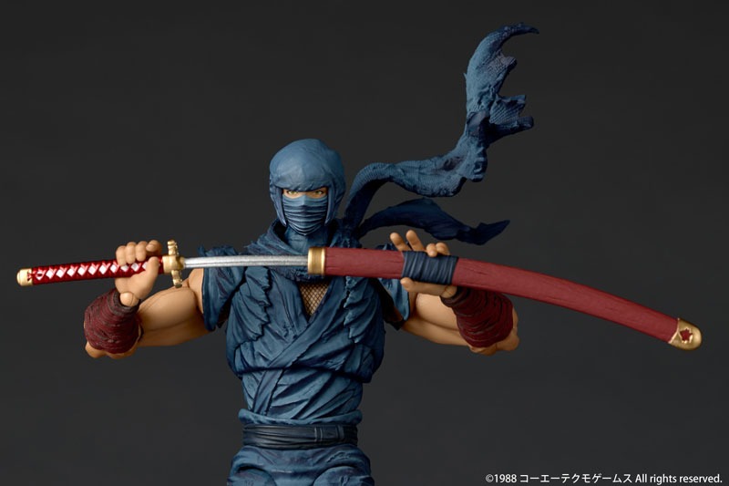 Revoltech Amazing Yamaguchi Action Figure Ryu Hayabusa - Ninja Ryuukenden By Kaiyodo