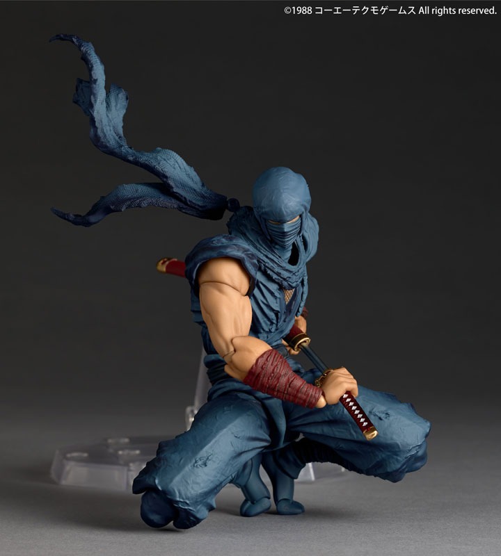 Revoltech Amazing Yamaguchi Action Figure Ryu Hayabusa - Ninja Ryuukenden By Kaiyodo