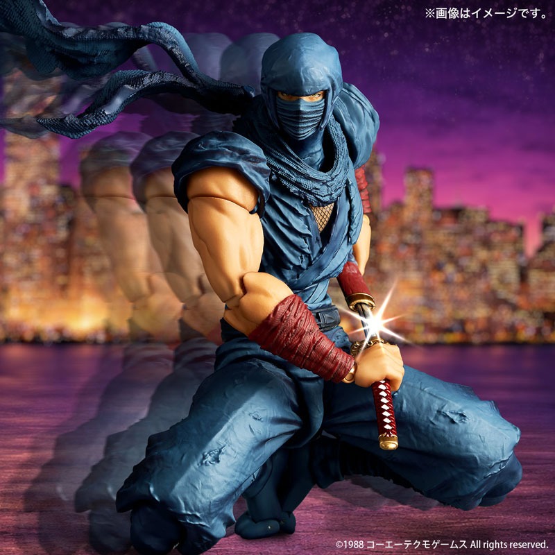 Revoltech Amazing Yamaguchi Action Figure Ryu Hayabusa - Ninja Ryuukenden By Kaiyodo