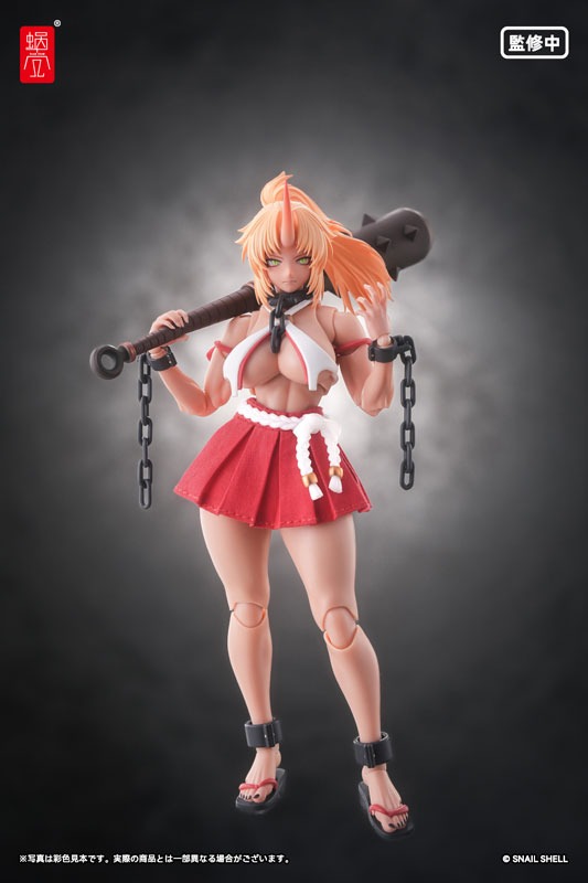 Action Figure 1/12 RPGEX-08 Second Daughter Momiji - Oni Shrine Maiden By Snail Shell Studio