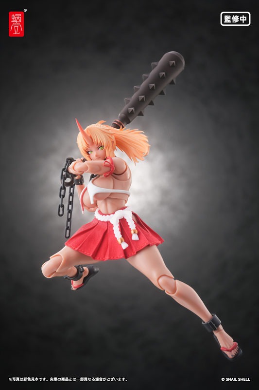 Action Figure 1/12 RPGEX-08 Second Daughter Momiji - Oni Shrine Maiden By Snail Shell Studio