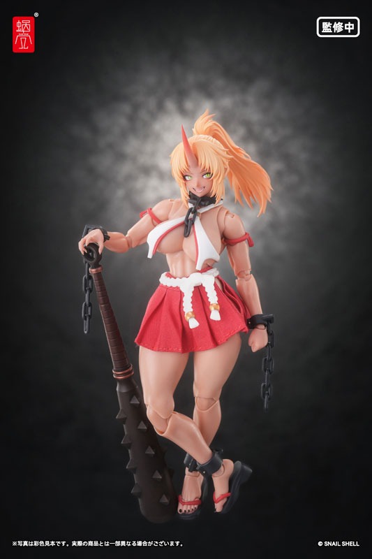Action Figure 1/12 RPGEX-08 Second Daughter Momiji - Oni Shrine Maiden By Snail Shell Studio