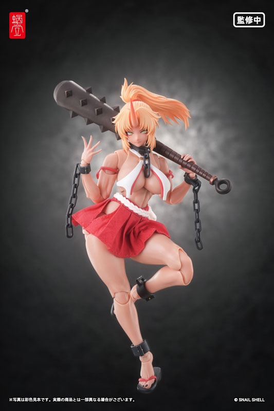 Action Figure 1/12 RPGEX-08 Second Daughter Momiji - Oni Shrine Maiden By Snail Shell Studio