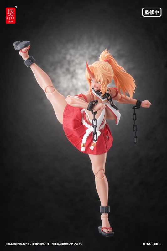 Action Figure 1/12 RPGEX-08 Second Daughter Momiji - Oni Shrine Maiden By Snail Shell Studio