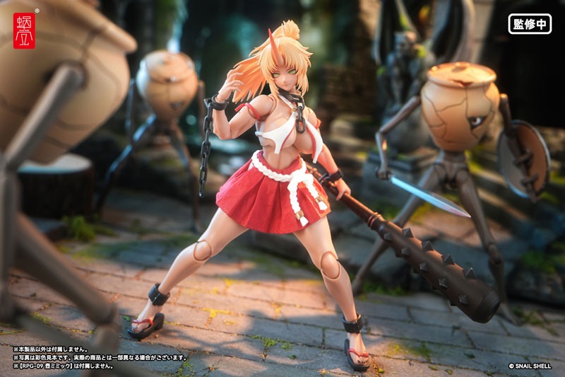 Action Figure 1/12 RPGEX-08 Second Daughter Momiji - Oni Shrine Maiden By Snail Shell Studio
