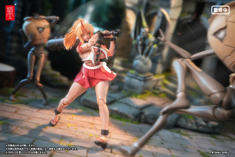 Action Figure 1/12 RPGEX-08 Second Daughter Momiji - Oni Shrine Maiden By Snail Shell Studio