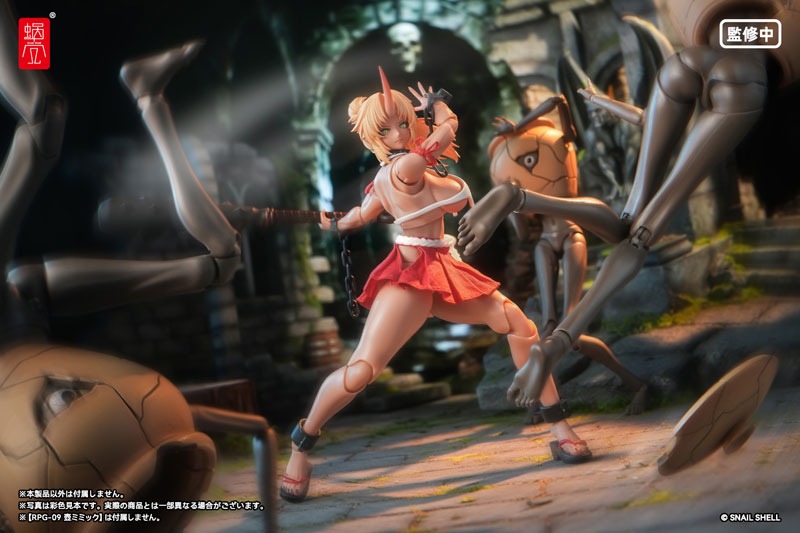 Action Figure 1/12 RPGEX-08 Second Daughter Momiji - Oni Shrine Maiden By Snail Shell Studio