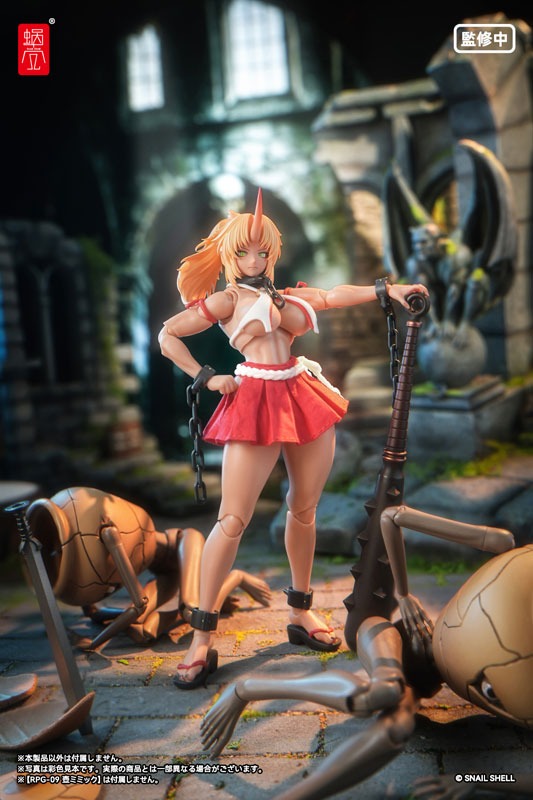 Action Figure 1/12 RPGEX-08 Second Daughter Momiji - Oni Shrine Maiden By Snail Shell Studio