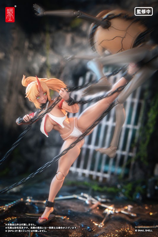 Action Figure 1/12 RPGEX-08 Second Daughter Momiji - Oni Shrine Maiden By Snail Shell Studio