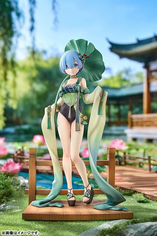 Scaled Figure 1/7 Rem - Breather in the Garden Ver. Re:Zero Kara Hajimaru Isekai Seikatsu By Good Smile Arts Shanghai