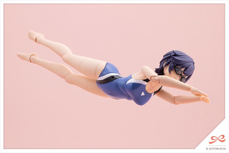 Sousai Shoujo Teien 1/10 Plastic Model Rui Saotome - Touou High School Competitive Swimsuit Ver. By Kotobukiya