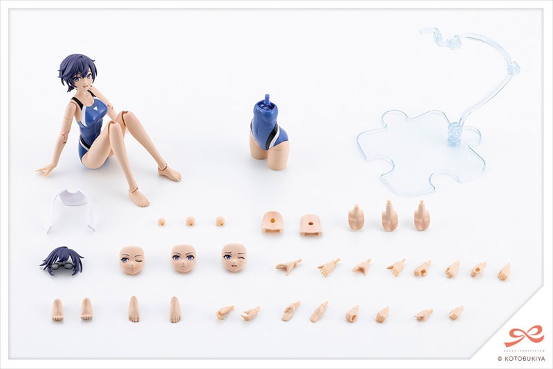 Sousai Shoujo Teien 1/10 Plastic Model Rui Saotome - Touou High School Competitive Swimsuit Ver. By Kotobukiya