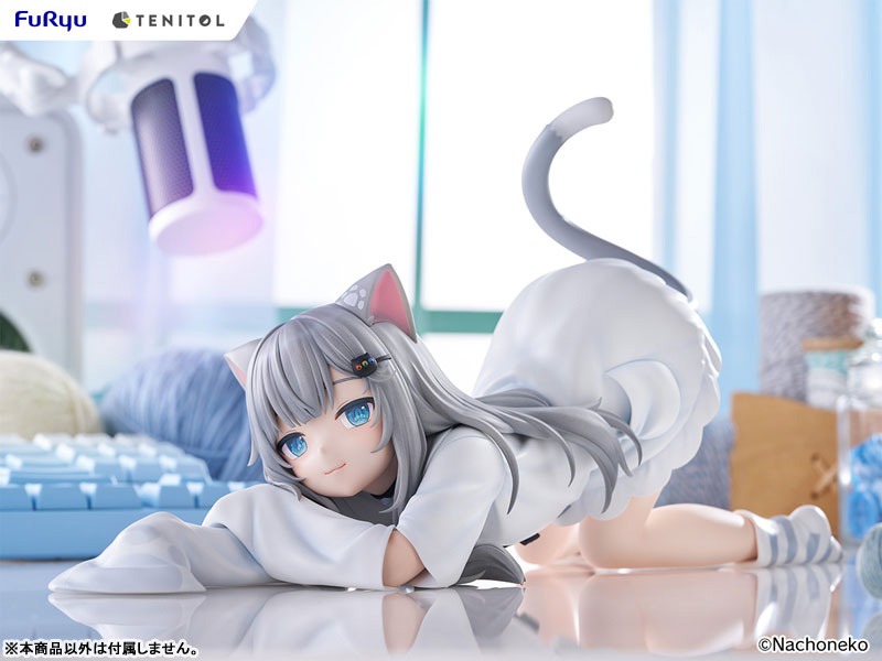 TENITOL BIG Noodle Stopper Figure Nachoneko - Natsuki Nachoneko Channel By FuRyu