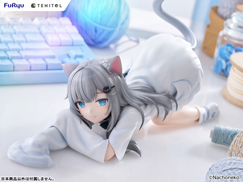 TENITOL BIG Noodle Stopper Figure Nachoneko - Natsuki Nachoneko Channel By FuRyu