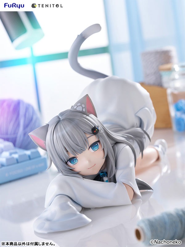 TENITOL BIG Noodle Stopper Figure Nachoneko - Natsuki Nachoneko Channel By FuRyu