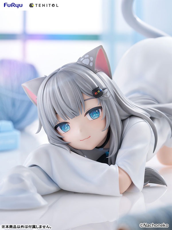 TENITOL BIG Noodle Stopper Figure Nachoneko - Natsuki Nachoneko Channel By FuRyu
