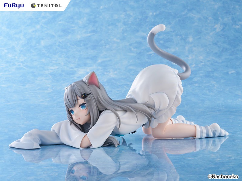TENITOL BIG Noodle Stopper Figure Nachoneko - Natsuki Nachoneko Channel By FuRyu