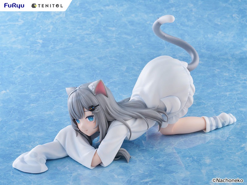 TENITOL BIG Noodle Stopper Figure Nachoneko - Natsuki Nachoneko Channel By FuRyu