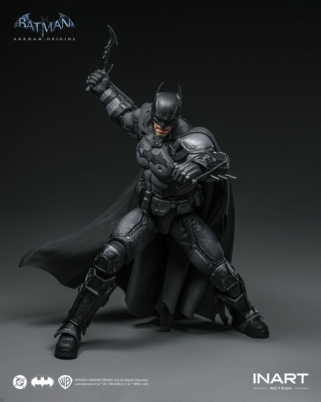 Action Figure 1/12 Batman - Battle Damaged Ver. Batman : Arkham Origins By INART
