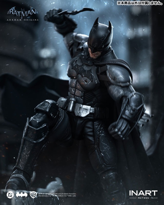 Action Figure 1/12 Batman - Battle Damaged Ver. Batman : Arkham Origins By INART