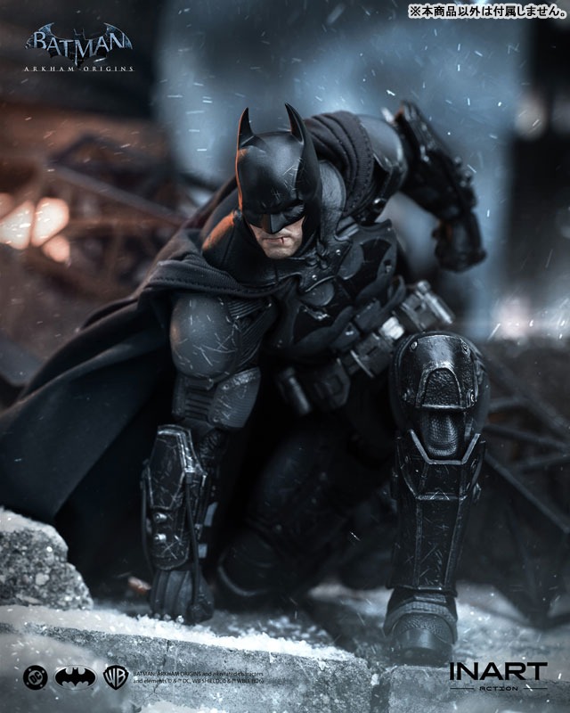 Action Figure 1/12 Batman - Battle Damaged Ver. Batman : Arkham Origins By INART