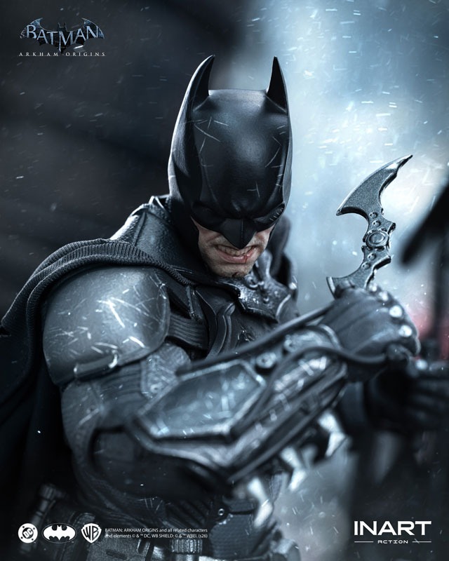 Action Figure 1/12 Batman - Battle Damaged Ver. Batman : Arkham Origins By INART