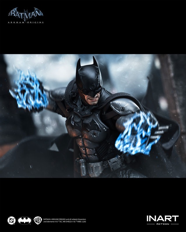 Action Figure 1/12 Batman - Battle Damaged Ver. Batman : Arkham Origins By INART