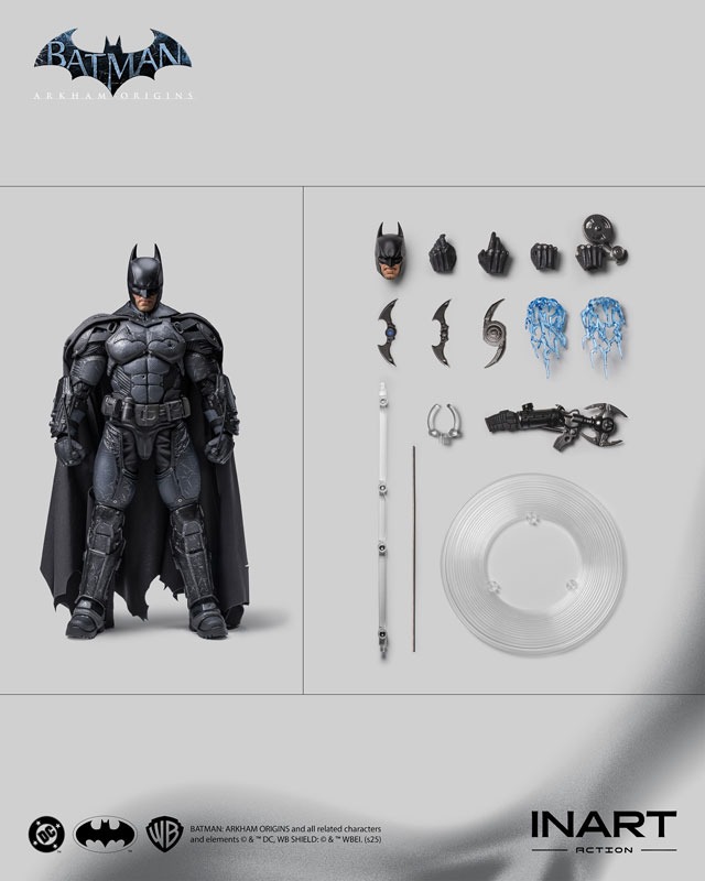 Action Figure 1/12 Batman - Battle Damaged Ver. Batman : Arkham Origins By INART