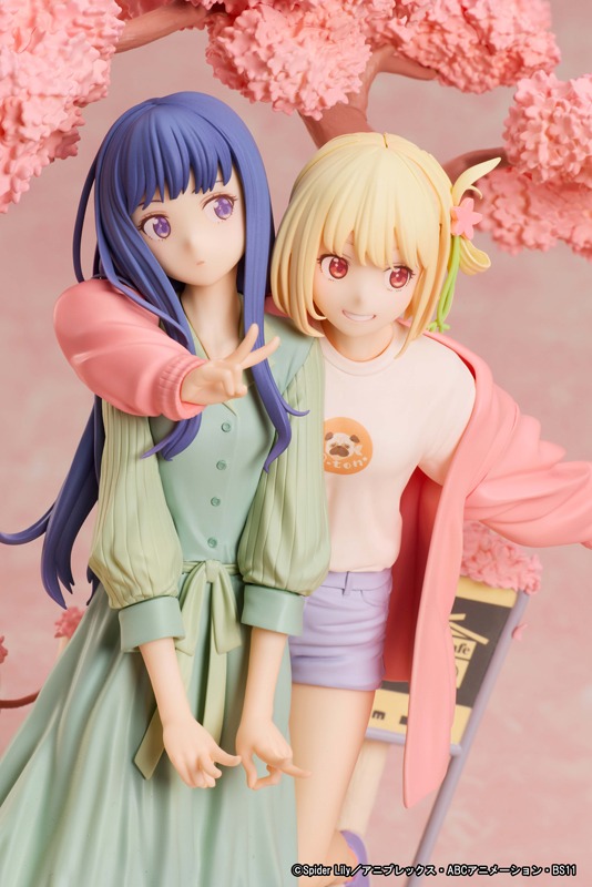 Non Scaled Figure Nishikigi Chisato & Inoue Takina - Spring Ver. Lycoris Recoil By ANIPLEX